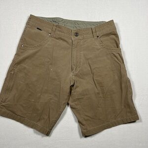 Kuhl RAMBLR Khakis Shorts Outdoor Hiking Mens Size 34 9” Inseam 8 Pocket